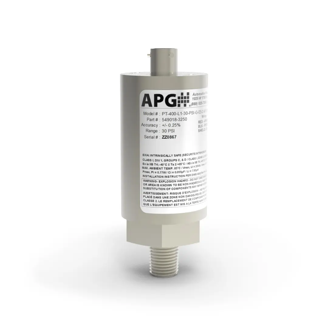 Intrinsically Safe, Heavy Duty Pressure Transmitter