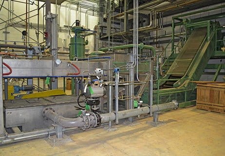 automated chemical handling line