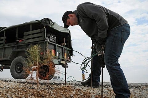 ground rod installation