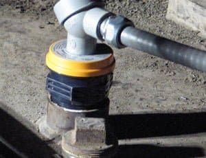 Ultrasonic level sensor in a hazardous location