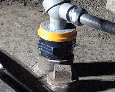 an ultrasonic level sensor in a hazardous location