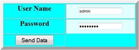 login screen tank cloud embedded web server