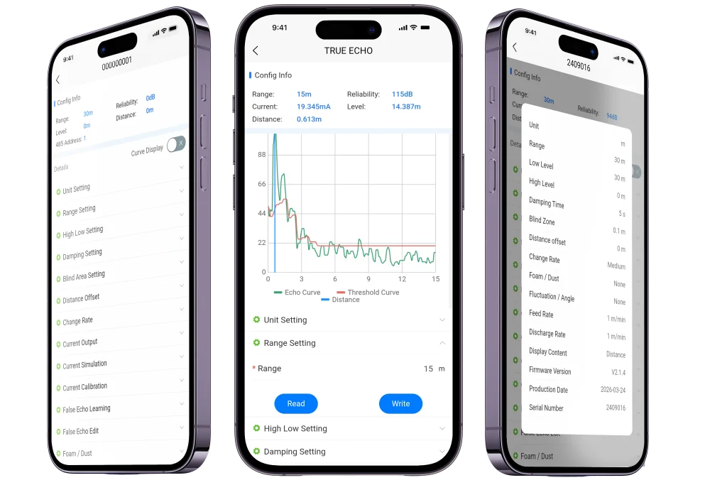APG TRUE ECHO App Mockup